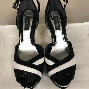 Black and White Heels White House Black Market
